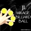 Set complet Mirage Billiard Balls Excelsior Jaune - 1,7" - 4,1 cm